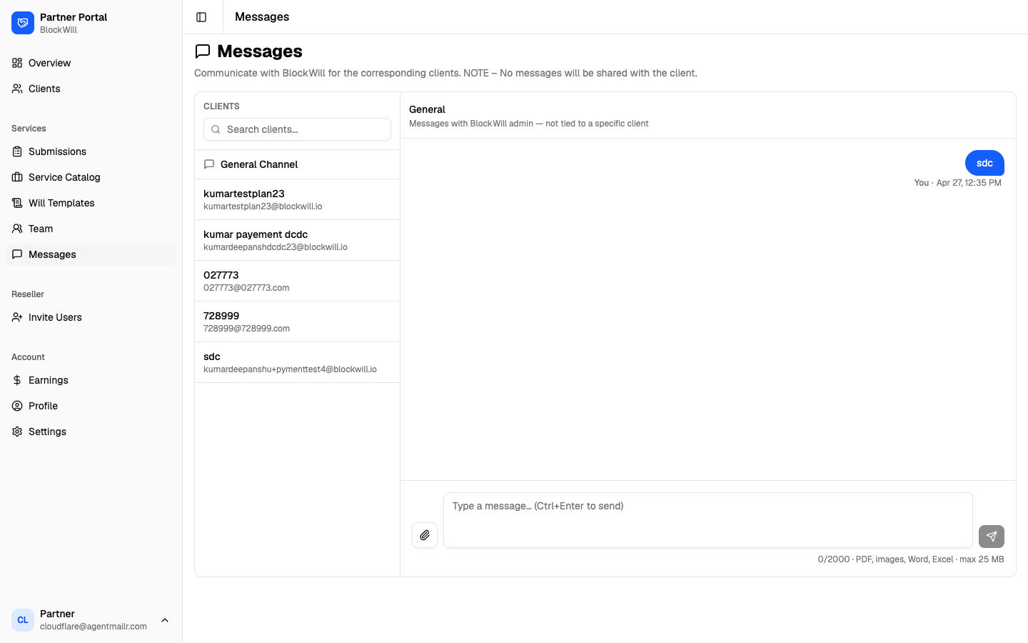 Messages