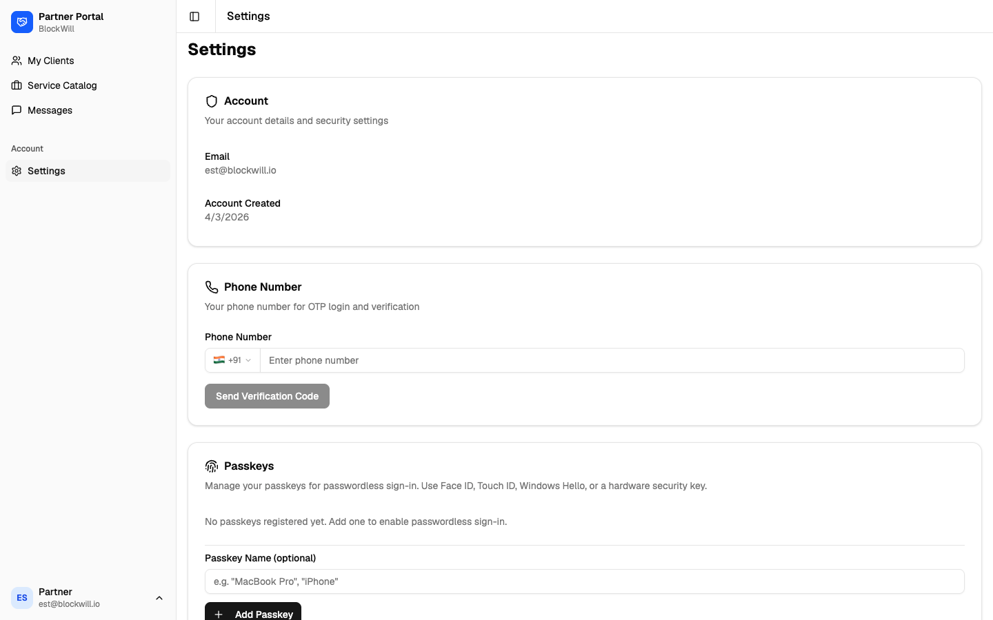 Team member settings